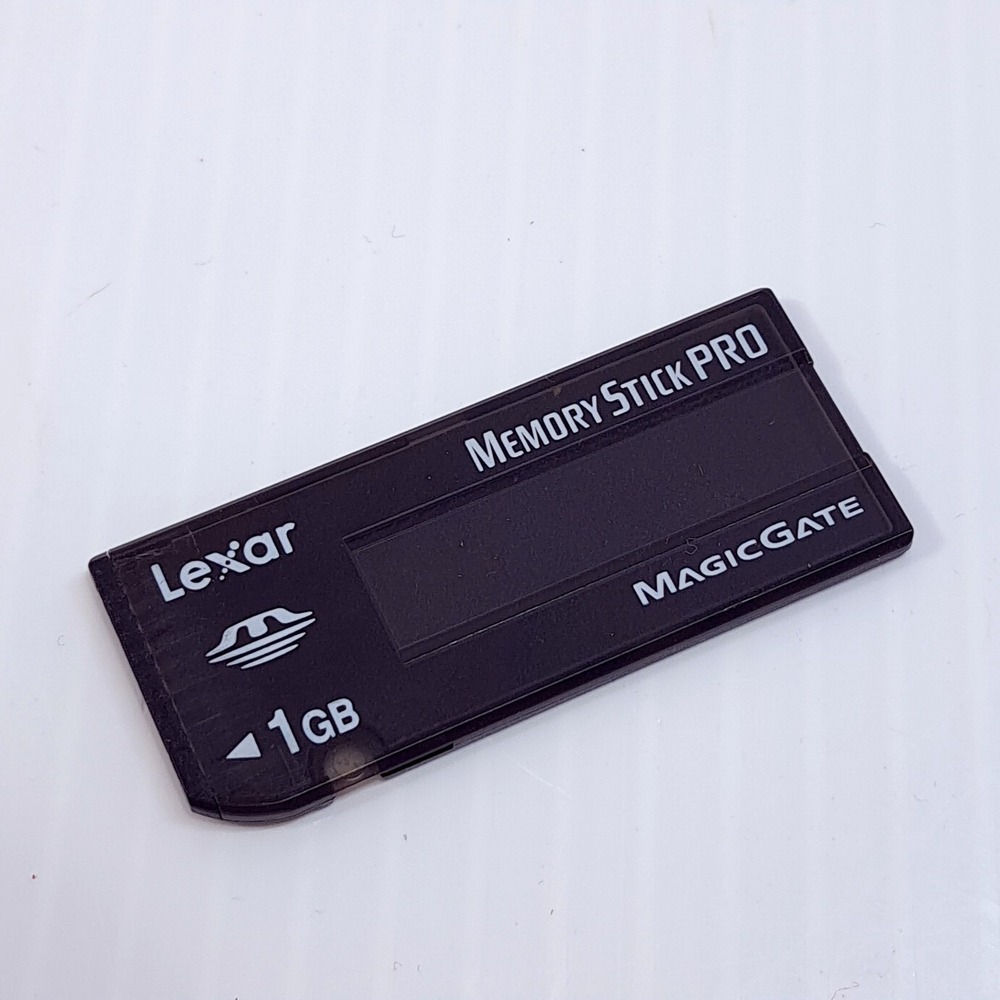 Lexar 1 GB Memory Stick Pro MagicGate Card long Sony Cybershot digital camera